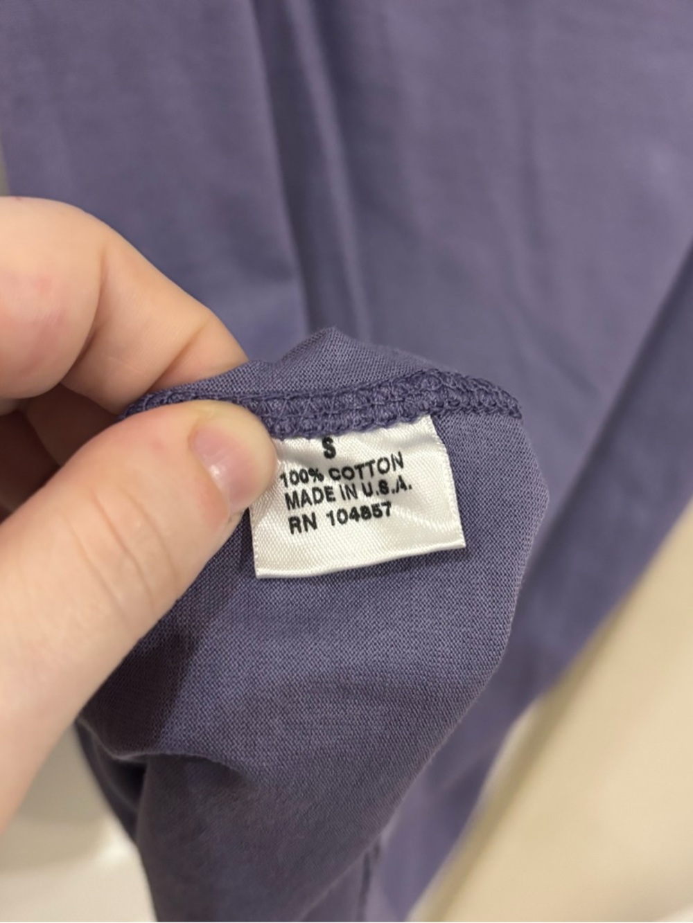 Adriano Goldschmied Purple Crewneck Short Sleeve Tee - Picture 4 of 5